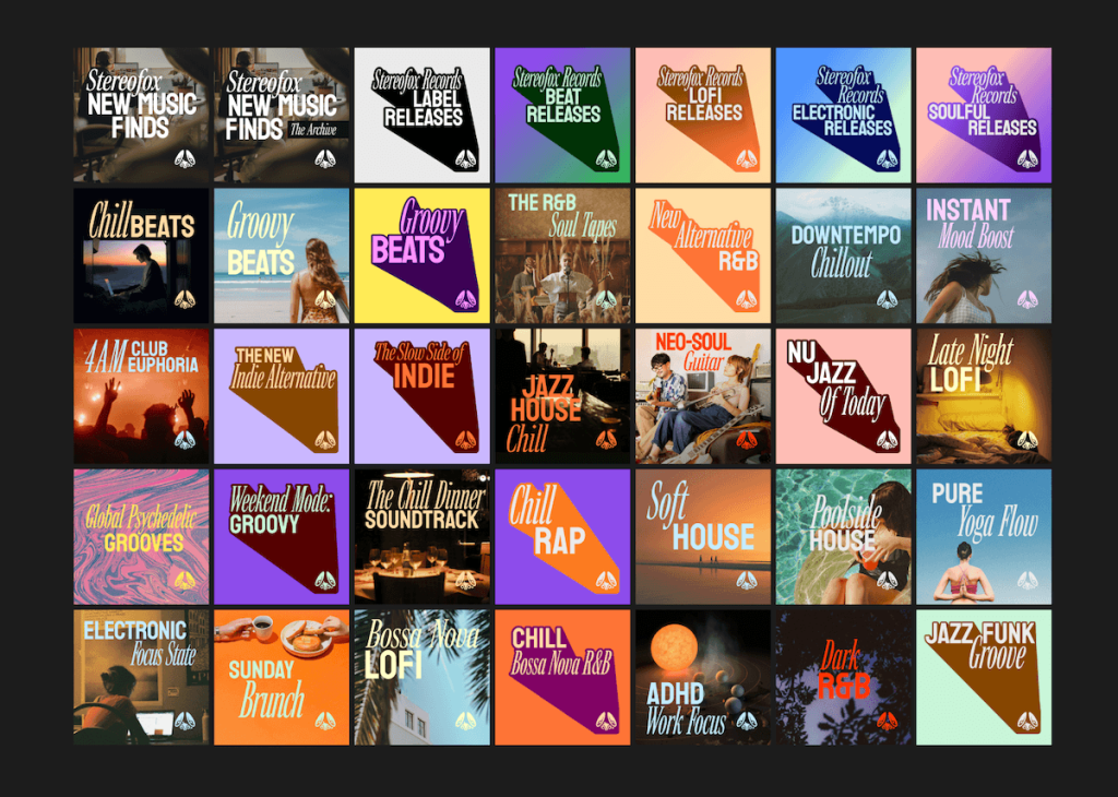 stereofox new playlists